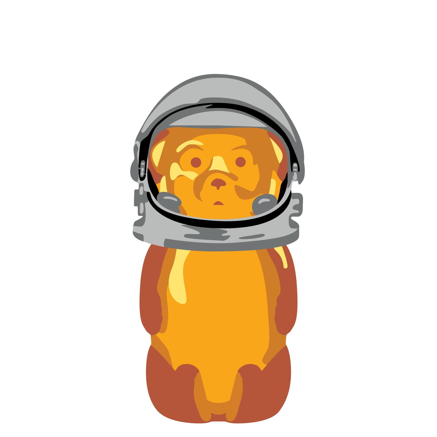 Astronaut Helmet Bear